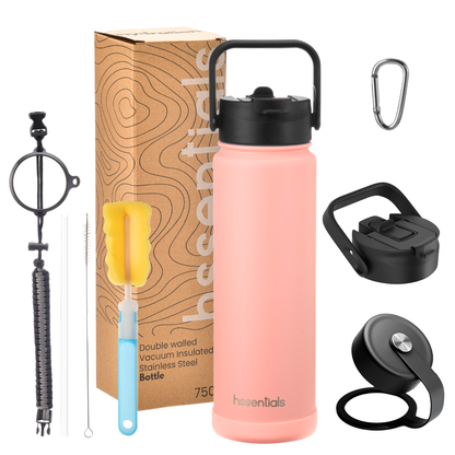 Hssentials Blush Pink Insulated Water Bottle 750ml
