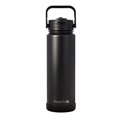 Hssentials 750ml Insulated Water Bottle – Dual Lid & Twist Lid